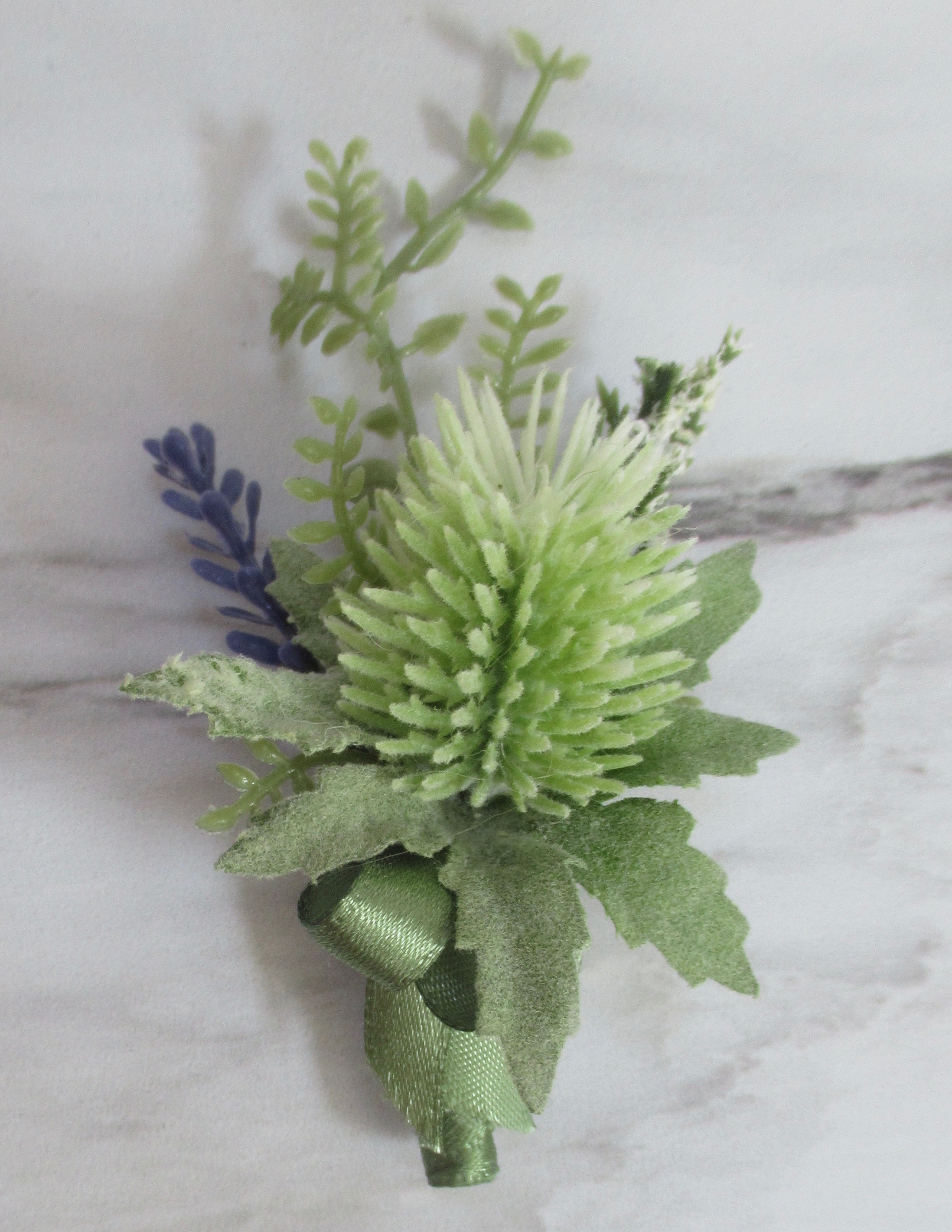 Childs Thistle Buttonhole , scottish buttonholes